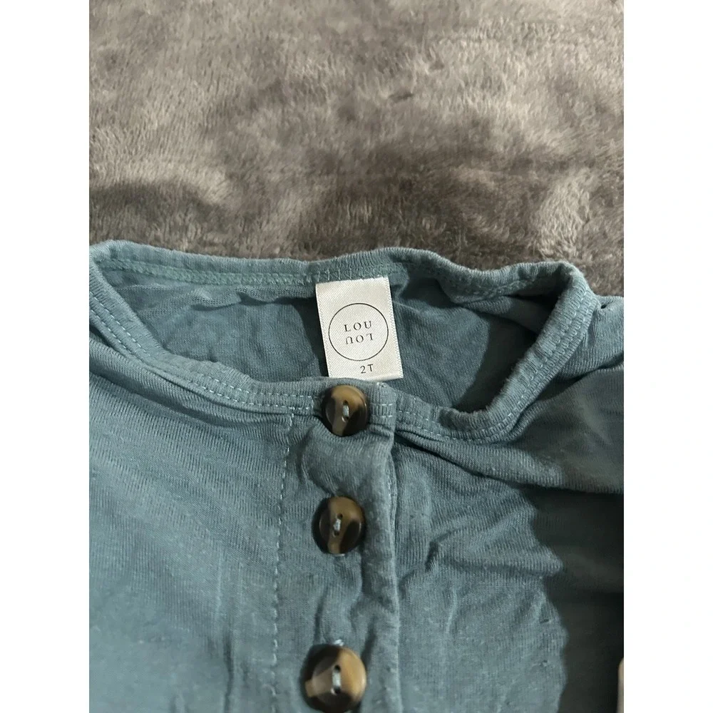 Lot Of 4 Lou Lou Bamboo Pjs Size 2t